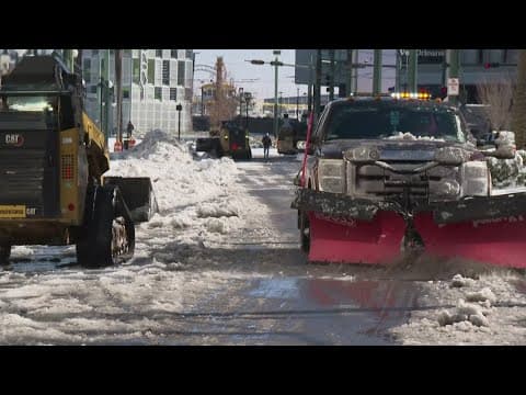 From trash to snow: IV Waste helping remove snow in French Quarter