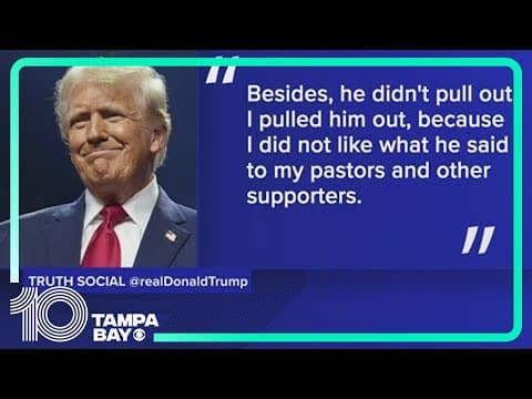 Trump criticizes Chronister after sheriff withdraws from consideration as DEA administrator