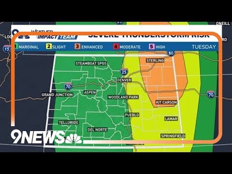 Weather Impact Day: Strong winds possible with afternoon storms