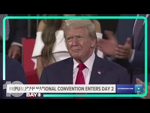 Republican National Convention enters day two