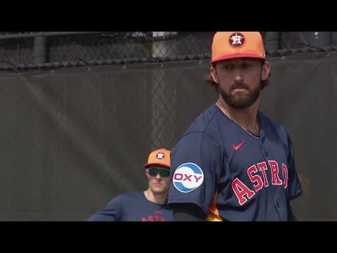 Astros reliever looking to prove spot in bullpen while taking part in Spring Training in hometown