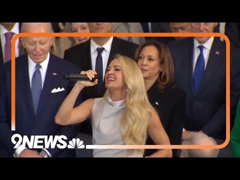 Carrie Underwood Performs "America the Beautiful" at Trump's Inauguration