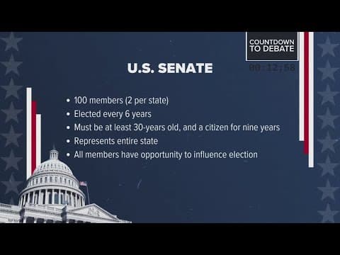 The Texas Debate | What does a U.S. Senator do?