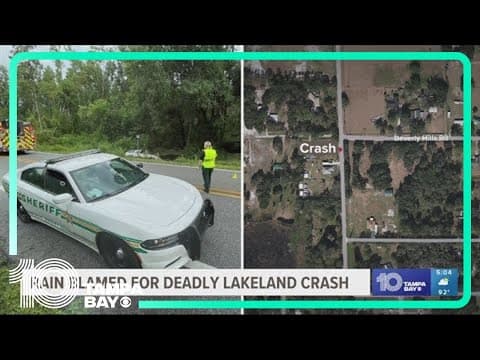 Mother and 9-year-old son killed after SUV flips into water-filled ditch, Polk deputies say