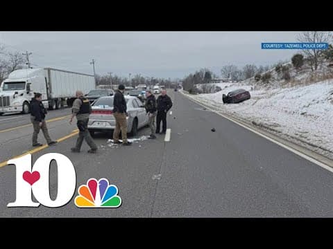 Trooper investigation underway after Tazewell officer hit in cruiser