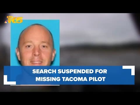 Search suspended for missing Tacoma pilot whose plane disappeared from radar