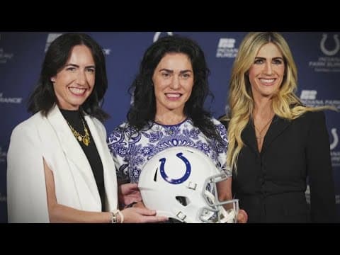 Jim Irsay's daughters talk about their vision for the Colts, future of women in NFL