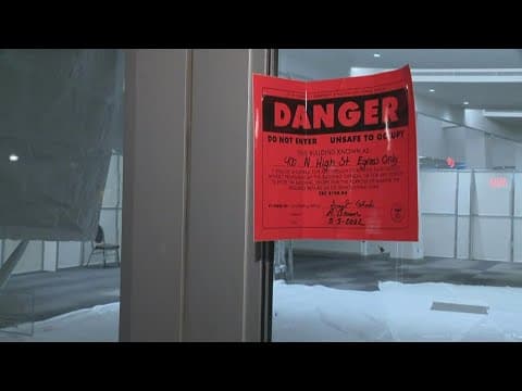 Columbus Convention Center working to rebuild after car crashes into building