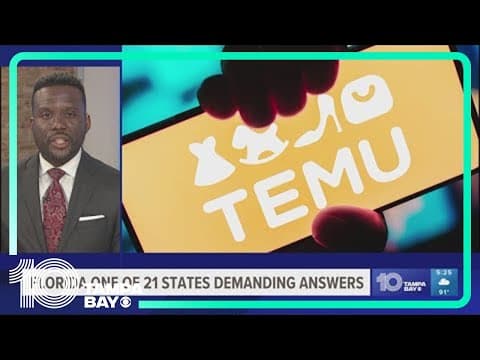 Florida joins 20 other states demanding answers from Temu