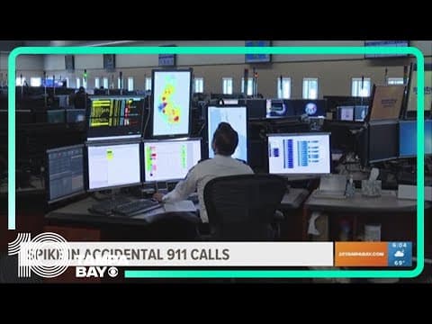 Spike in accidental 911 calls attributed to cell phone update