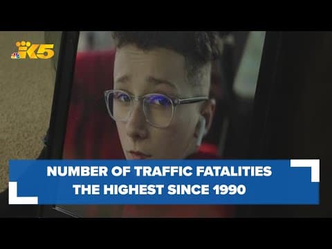 Number of fatal traffic accidents in Washington last year was the highest since 1990