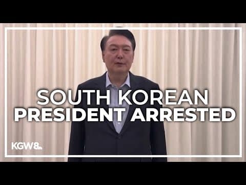 Impeached South Korean President Yoon detained over martial law declaration