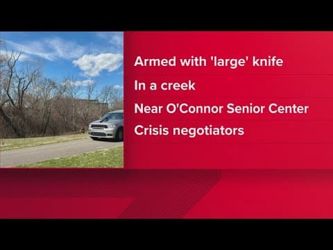 Knoxville officers arrest man armed with 'large knife'