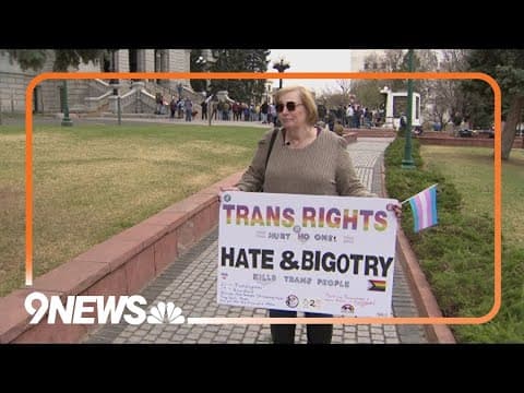 Trans community and supporters rally at Colorado Capitol