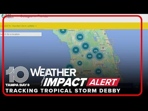 POWER OUTAGES: More than 133K customers without power across Florida