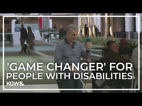 Portland airports hit 1-year milestone for indoor navigation app for some with disabilities