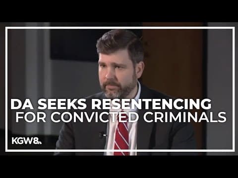 Multnomah County DA Mike Schmidt moves to reduce sentences for some convicted criminals