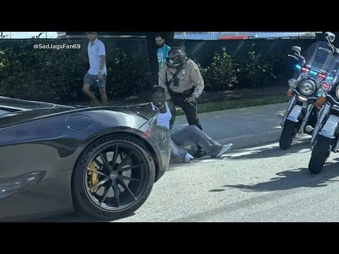Body camera video shows officers dragging Dolphins receiver Tyreek Hill from his car