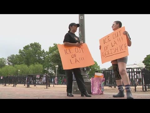 Demonstrations sparked in DC over ICE raids in Los Angeles