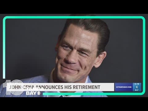 John Cena announces his retirement from professional wrestling