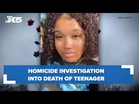 Homicide investigation into death of teenager