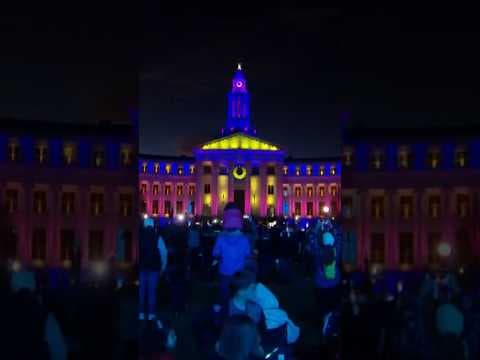Denver lights it’s city and county building for 2023 holiday season