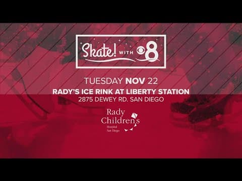 Light the Way | Come Skate with 8 at Rady Children's ice rink at Liberty Station