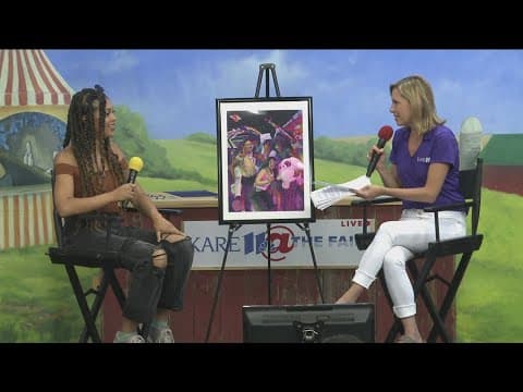 Leslie Barlow stops by the KARE Barn to discuss State Fair art project