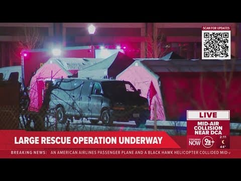 More than 300 emergency crews stationed near Reagan National Airport