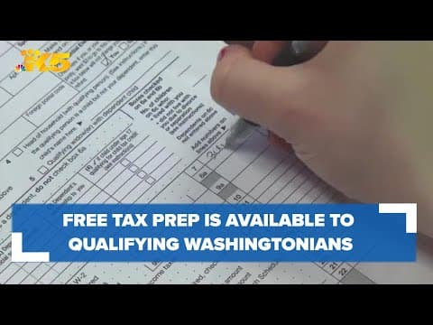 Free tax prep is available to qualifying Washingtonians. Here's what you should know