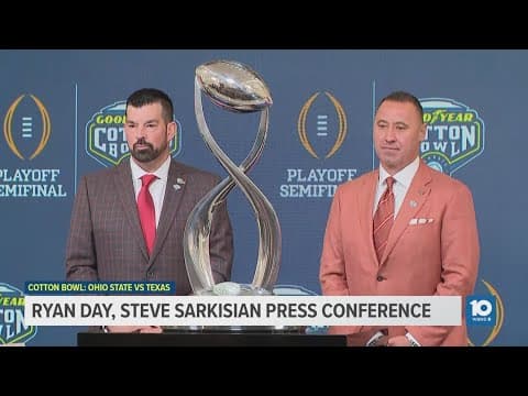 Ryan Day and Steve Sarkisian Cotton Bowl press conference | College Football Playoffs