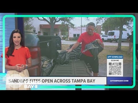 Sandbag sites open across Tampa Bay area ahead of tropical impacts