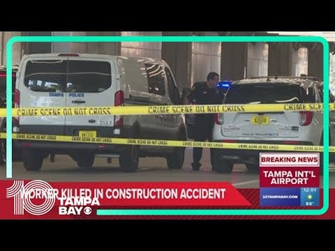 Tampa International Airport construction worker killed in accident