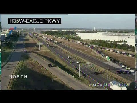 I-35W in Northlake completely shut down following deadly crash, town says