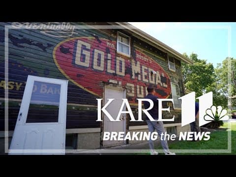 South Minneapolis man finds more than 100-year-old Gold Medal Flour ad under siding of his home
