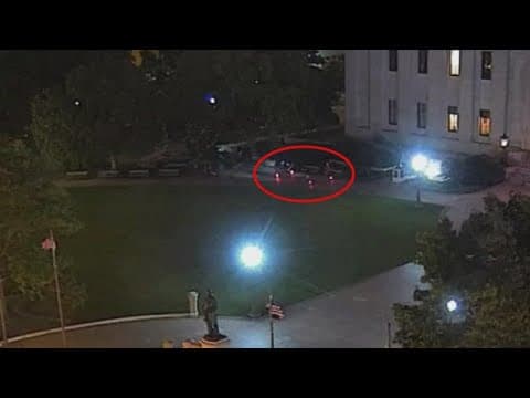 Surveillance footage captures deadly shooting on Ohio Statehouse lawn