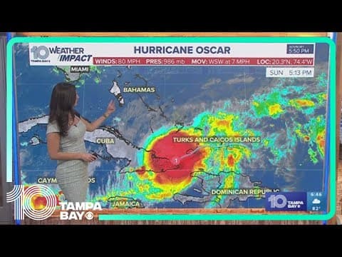 Tracking the Tropics: Hurricane Oscar makes landfall in eastern Cuba after striking the Bahamas