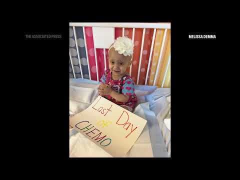 Baby cousin with cancer inspires girls to sew hospital gowns for sick kids