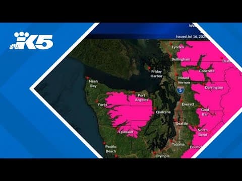 Expected thunderstorms prompt Red Flag Warning for Cascades, Olympics on Wednesday