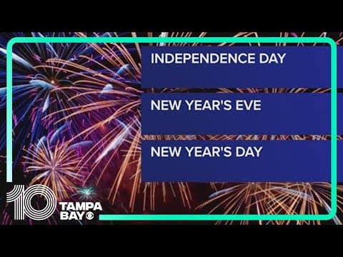 What Florida fireworks laws say about kicking off the New Year with a bang