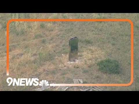 Mysterious monolith appears in Colorado