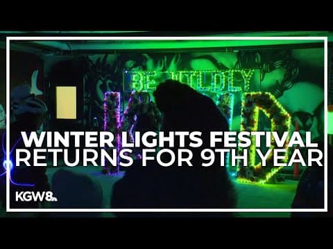 9th annual Winter Light Festival returns to Portland