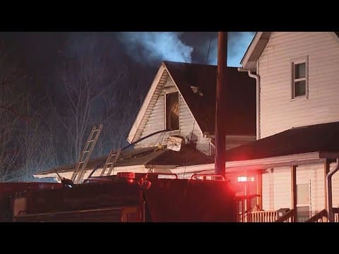 1 burned in Franklinton house fire