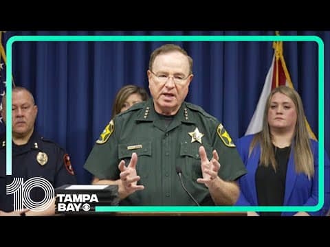 Sheriff Grady Judd speaks on Bartow man charged with death of 4-month-old daughter