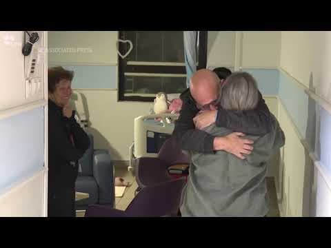 Emotional reunions as Israeli hostages return home