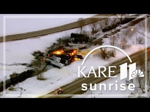 Train derailment in western Minnesota prompts evacuations