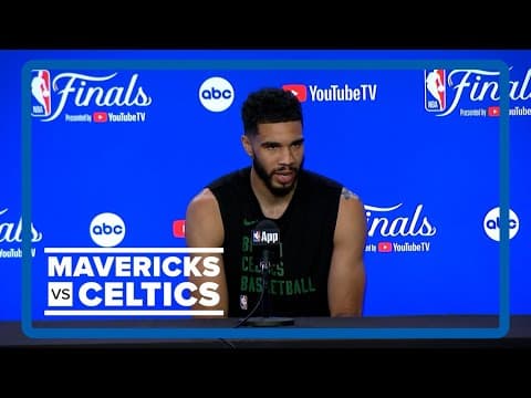Jayson Tatum full press conference one day after Game 3 win in NBA Finals | 6.13.24