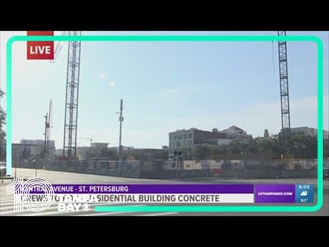 St. Pete’s largest concrete pour set for Friday at The Residences at 400 Central