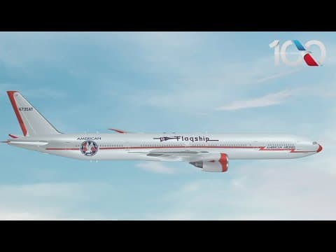 American Airlines unveils special Flagship livery ahead of centennial year