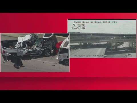 Deadly wreck has I-10 East westbound at Beltway 8 shut down